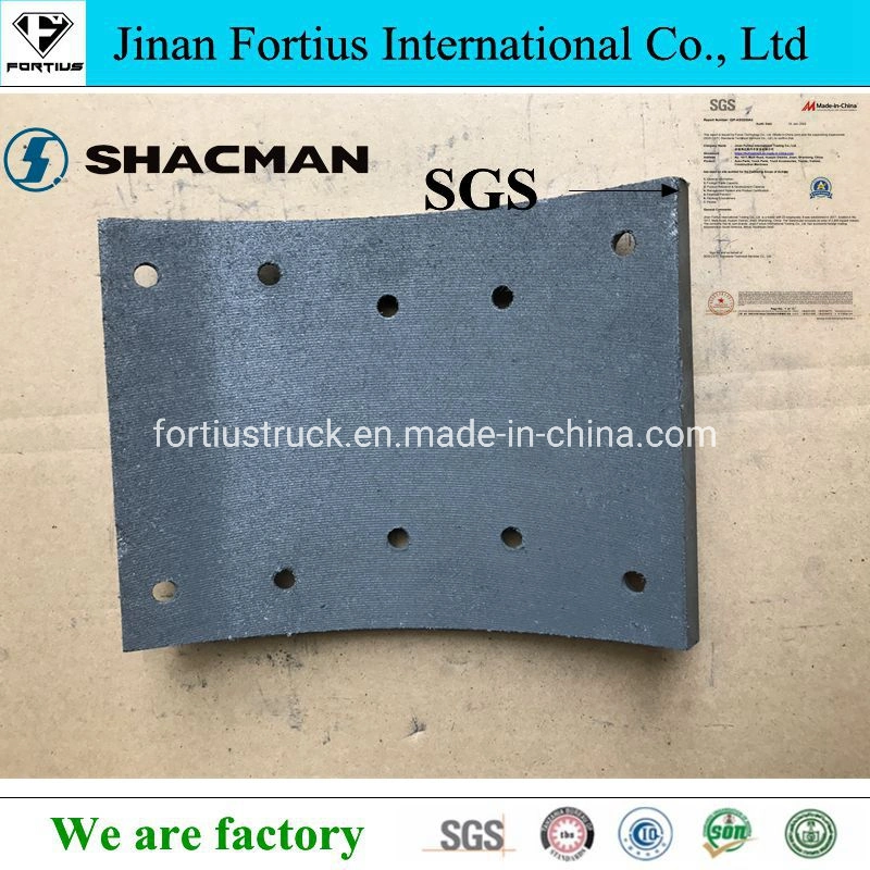 Weichai FAW Shacman/Sitrak/Beiben/North Benz/Shantui/Sdlg/Heli Sinotruck HOWO Truck Parts Brake Lining/Motorcycle/Auto Part/Trailer/Foton/Machinery/Spare Parts