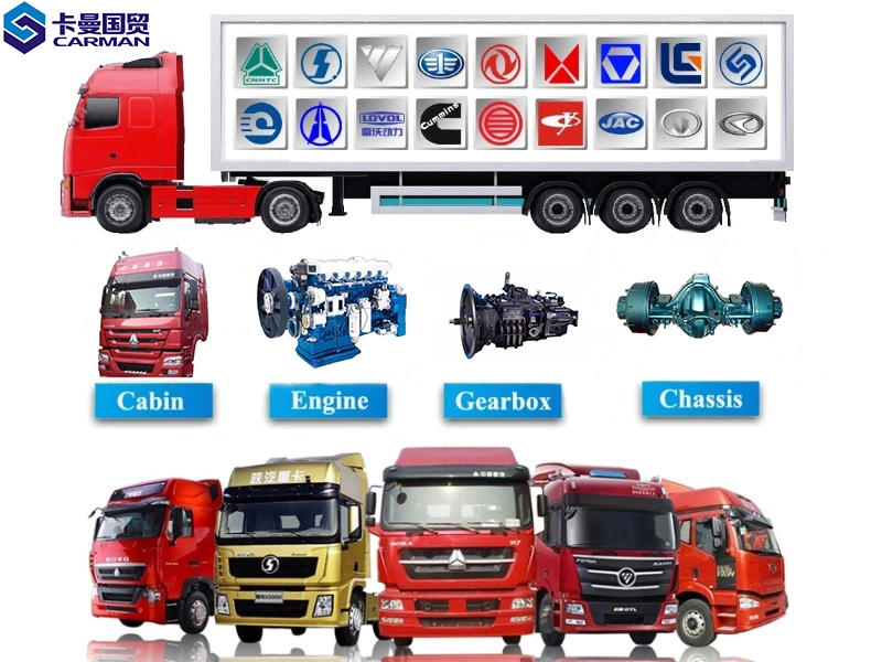 Shacman HOWO Sinotruck FAW Foton Dongfeng Truck Spare Parts Cunmmins Weichai Deuzt Engine Spare Parts